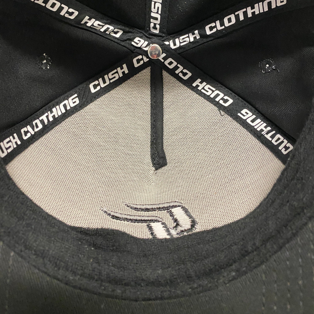 Black on Black Cush Cap SnapBack Cush Clothing Co