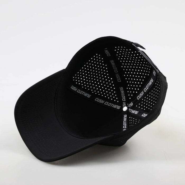 CC Leather Patch Snapback - Black
