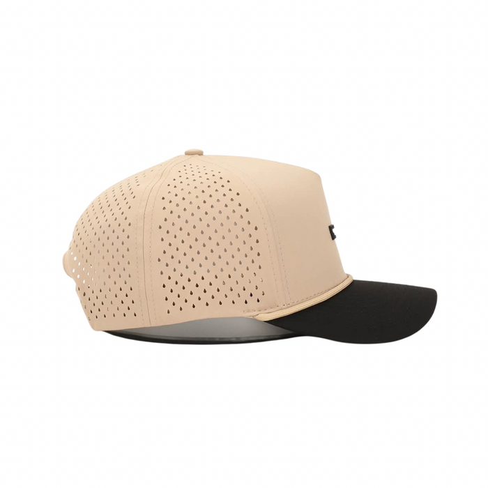 Badge Snapback Cap - Tan