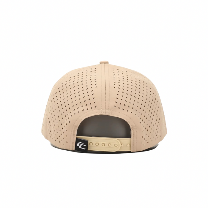 Badge Snapback Cap - Tan