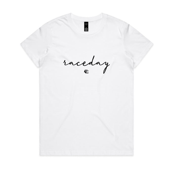 Raceday Tee (Ladies - white)