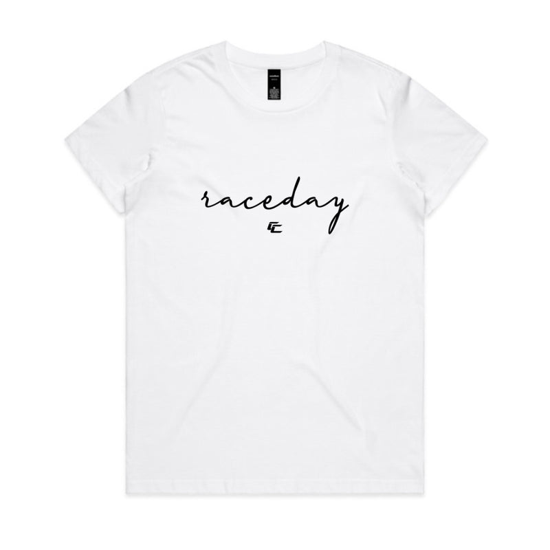 Raceday Tee (Ladies - white)
