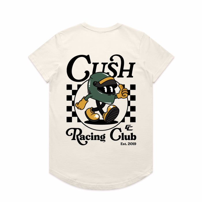 Racing Club Tee (Ladies - Bone)