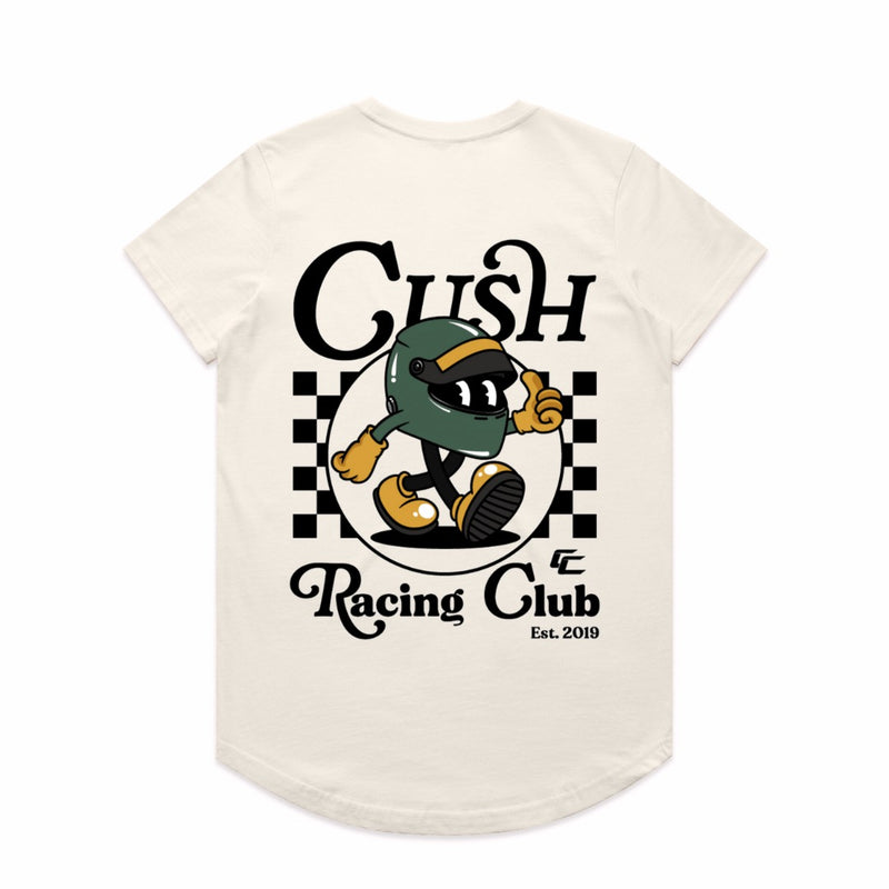 Racing Club Tee (Ladies - Bone)