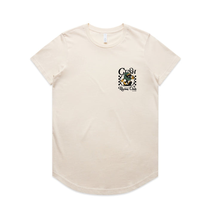 Racing Club Tee (Ladies - Bone)